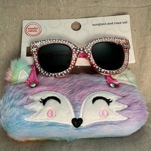 Fox Sunglass and Case Set MULTIPLE COLOR CHOICES LISTING IS FOR 1 ITEM